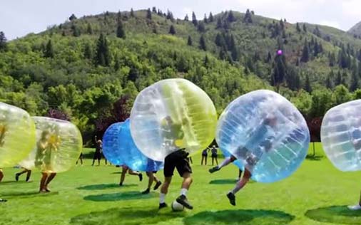 Futbol Bubble Gijón. Fútbol burbuja en Gijón