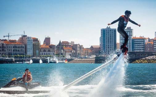 Flyboard en Gijón. Alquiler flyboard en Gijón